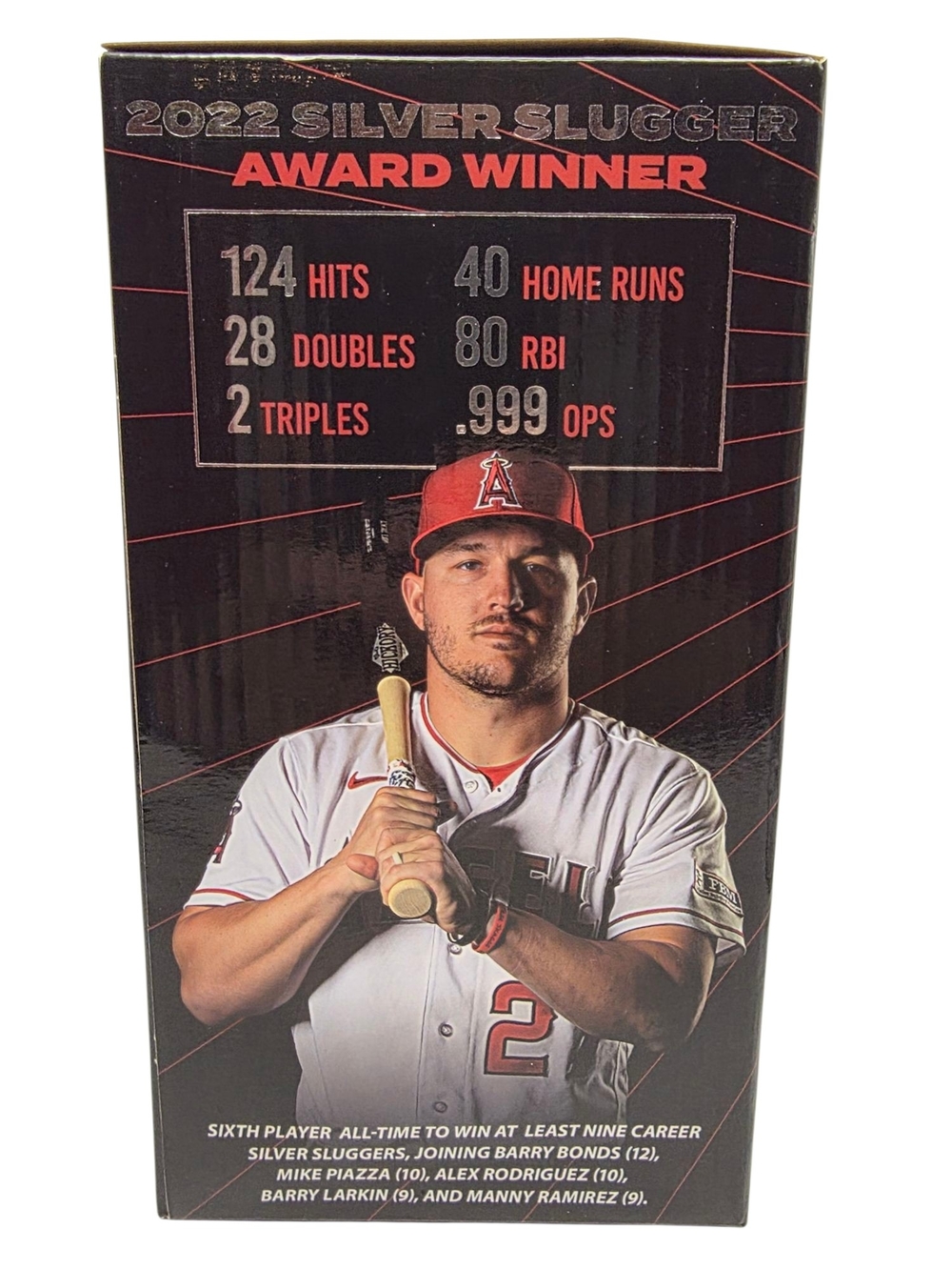 Mike Trout Los Angeles Angels 2022 Silver Slugger Bobble SGA Bobblehead - Picture 3 of 8